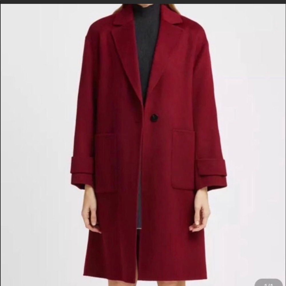 NWT Theory Trendy Wool/Cashmere Blend Long Coat